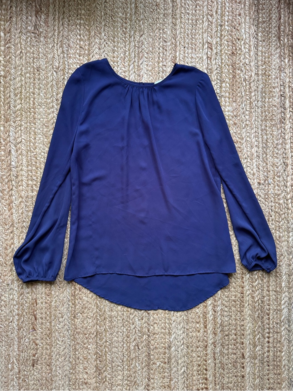 Everly navy blue blouse